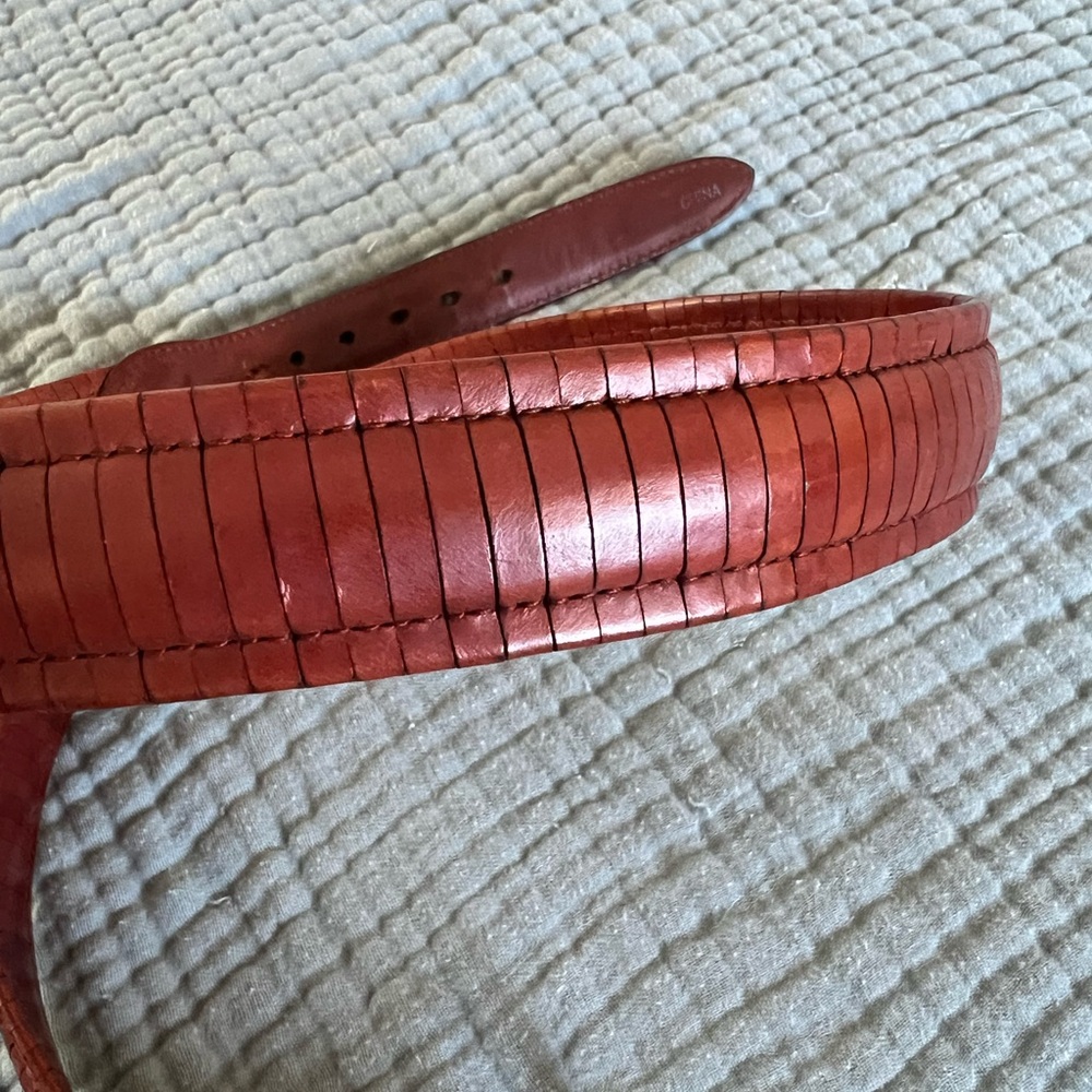 Women’s Brighton Brown Leather Belt - Picture 3 of 7